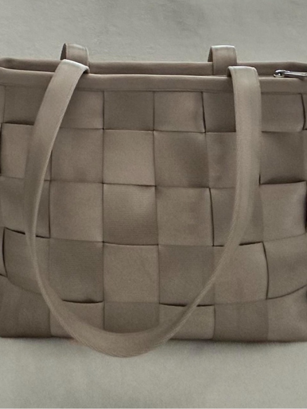 Harvey’s Woven Tote Bag in Taupe - Stylish Everyday Carry